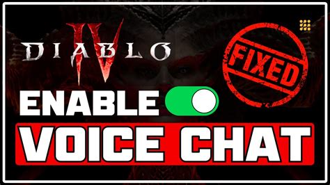 diablo 4 can't hear voice chat|diablo 4 voice chat not working.